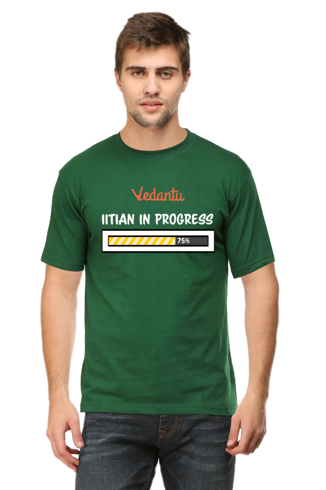 IITian in Progress - Men's Round Neck T-Shirt