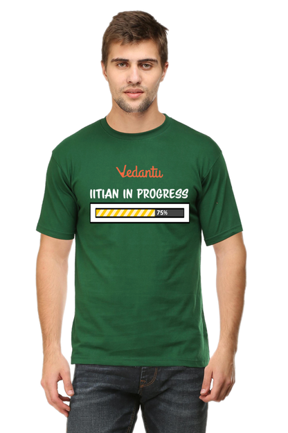 IITian in Progress - Men's Round Neck T-Shirt