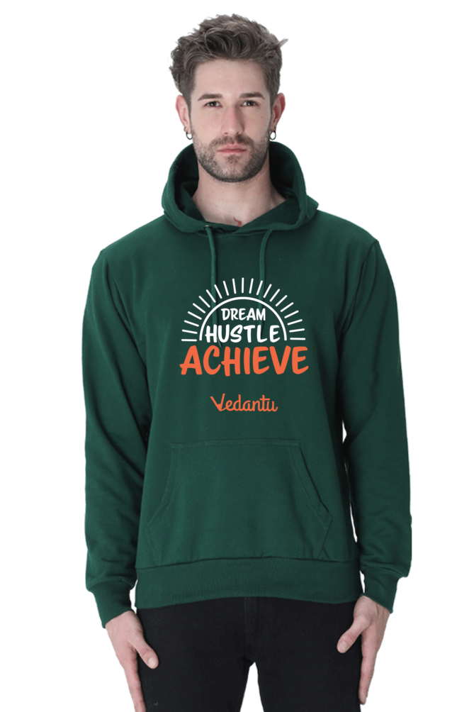 Dream Hustle Achieve Men Hoodie by Vedantu