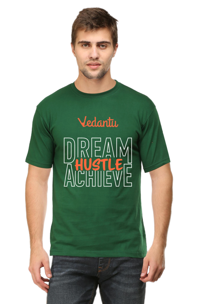 Dream Hustle Achieve - Men's Round Neck T-Shirt