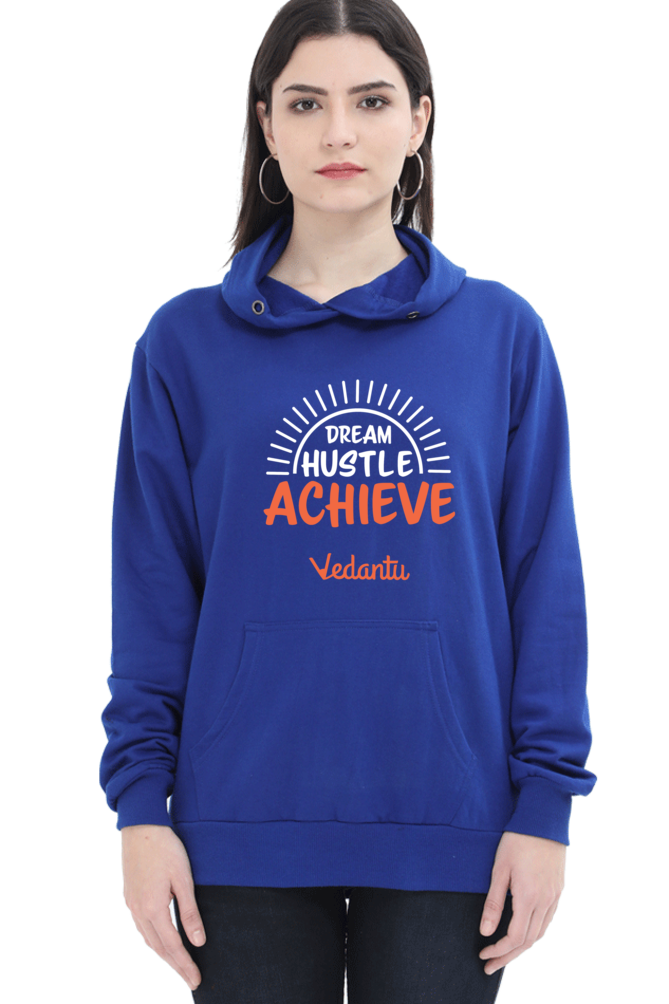 Dream Hustle Achieve Women Hoodie by Vedantu