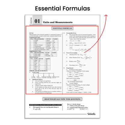Vedantu Gadar Physics Book For JEE Main 2026 | By Harsh Priyam Sir | Chapterwise Formulas, High Weightage Topic Questions, Diagram Based Problems, QR Video Solutions, 2400+ Practice for Accuracy & Speed