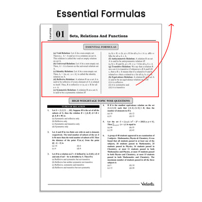 Vedantu Gadar Mathematics Book For JEE Main 2026 | By Harsh Priyam Sir | Chapterwise Formulas, High Weightage Topic Questions, Diagram Based Problems, QR Video Solutions, 2100+ Practice for Accuracy & Speed