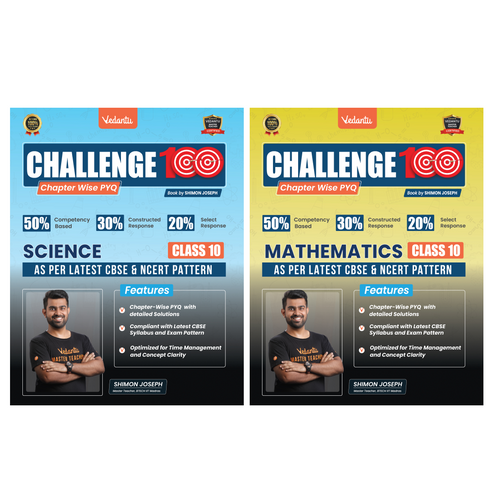 Vedantu Challenge 100 Science & Mathematics Class 10 Books Set Of 2