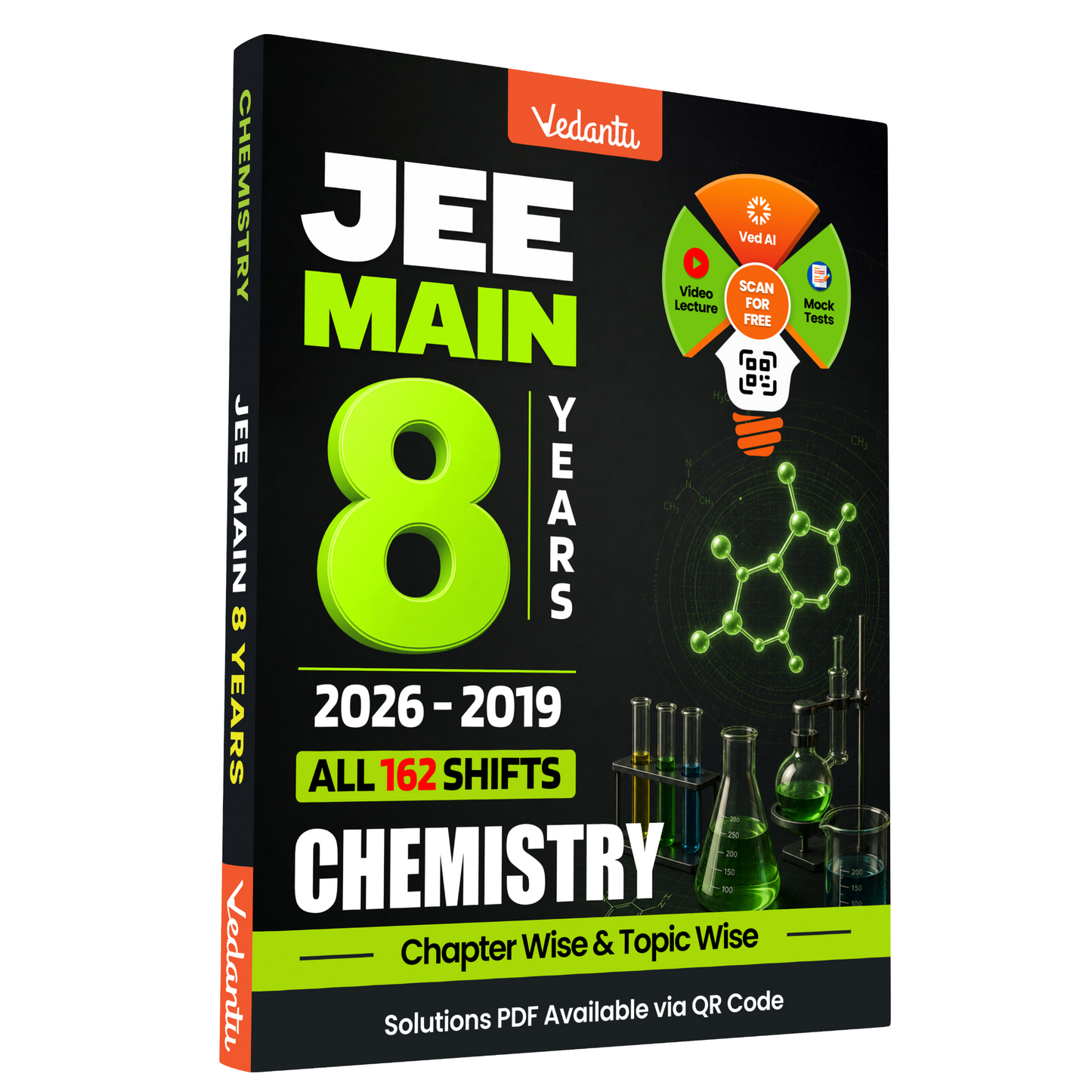 Vedantu JEE Main Chemistry Previous Year Questions 2019–2026 | 8 Years PYQ Practice Book | 162 Shifts with Answer Keys