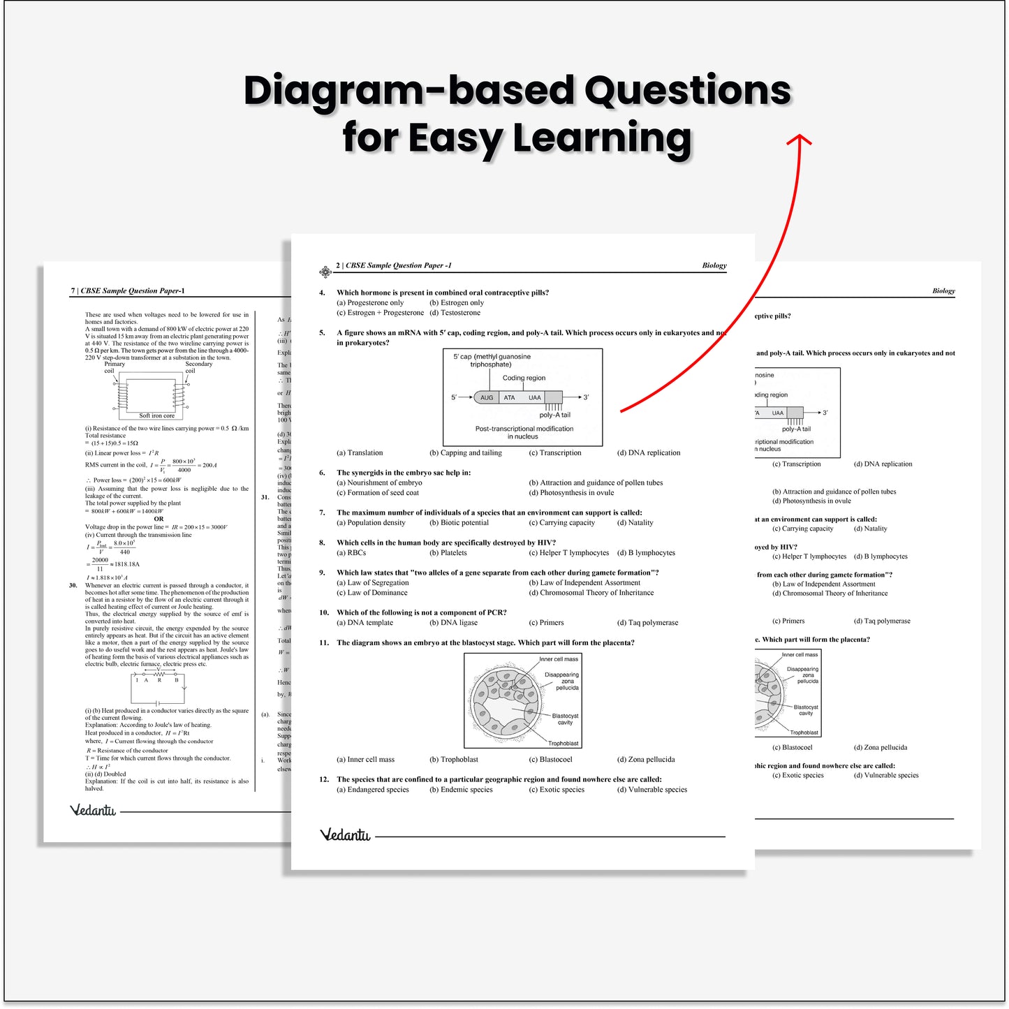 Vedantu CBSE Class 12 PCB Sample Question Papers 2026 Exam Combo (Physics, Chemistry & Biology) | 30 Solved Sample Papers | Includes MCQs, Case Studies & Long Answers | Ideal for CBSE Board Exam 2026