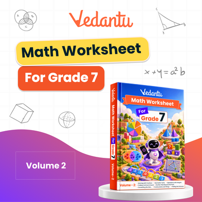 Vedantu Class 7 Maths & Science Practice Worksheet Books Combo | Set of 4 Books (Maths Volume 1 & 2 + Science Volume 1 & 2) | CBSE Curriculum Aligned | Chapter-Wise Practice, Concept Revision & Tests | Compatible with Vedantu LearnTab