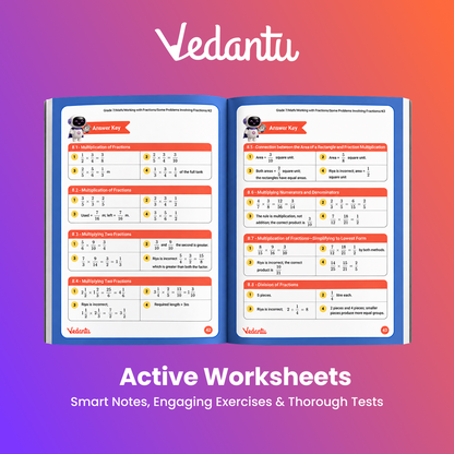 Vedantu Class 7 Maths & Science Practice Worksheet Books Combo | Set of 4 Books (Maths Volume 1 & 2 + Science Volume 1 & 2) | CBSE Curriculum Aligned | Chapter-Wise Practice, Concept Revision & Tests | Compatible with Vedantu LearnTab