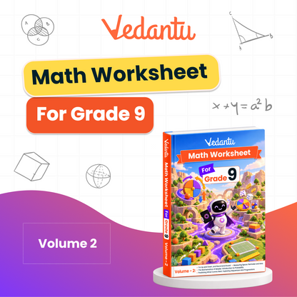 Vedantu Class 9 Maths & Science Practice Worksheet Books Combo | Set of 5 (Maths Vol 1 & 2 + Physics, Chemistry & Biology) | CBSE Curriculum Aligned | Chapter-Wise Practice, Interactive Activities, Concept Revision & Tests | Vedantu LearnTab