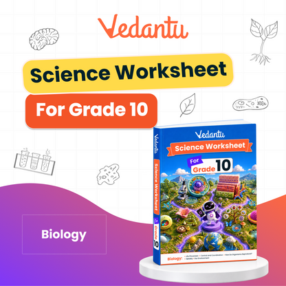 Vedantu Class 10 Maths & Science Practice Worksheet Books Combo | Set of 5 (Maths Vol 1 & 2 + Physics, Chemistry & Biology) | CBSE Curriculum Aligned | Chapter-Wise Practice, Interactive Activities, Concept Revision & Tests | Vedantu LearnTab
