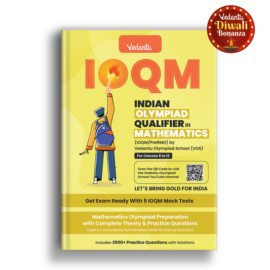 Vedantu IOQM / Pre RMO Mathematics Book for Class 8-12 | Indian Olympiad Qualifier in Mathematics Guide | Topic-wise Theory, PYQs & 2500+ Solved Questions | Latest 2024 Edition | Olympiad Prep Book