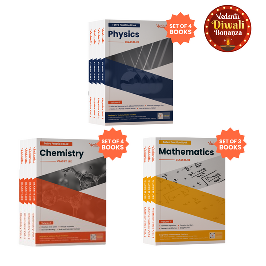 Vedantu JEE Tatva Book Set – Physics, Chemistry, Mathematics | Set Of 11 Volumes For Class 11 | Chapterwise PYQs, Concept Videos, Theory & Graded Exercises | Latest Edition