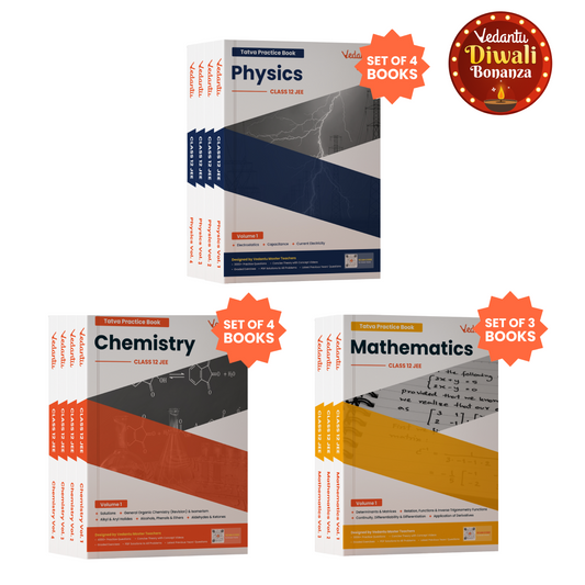 Vedantu JEE Tatva Book Set – Physics, Chemistry, Mathematics | Set Of 11 Volumes For Class 12 | Chapterwise PYQs, Concept Videos, Theory & Graded Exercises | Latest Edition