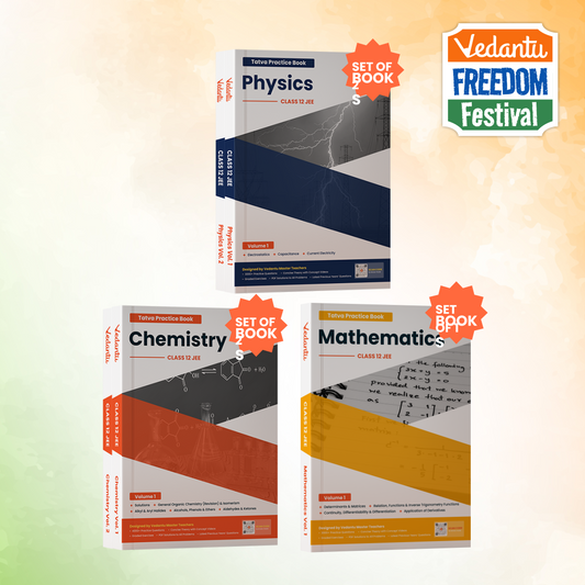 Vedantu JEE Tatva Dropper Book Set for JEE 2027 – Physics, Chemistry, Mathematics | Set Of 10 Volumes | Class 11 & 12 | Chapterwise PYQs, Concept Videos, Theory & Graded Exercises | Latest Edition
