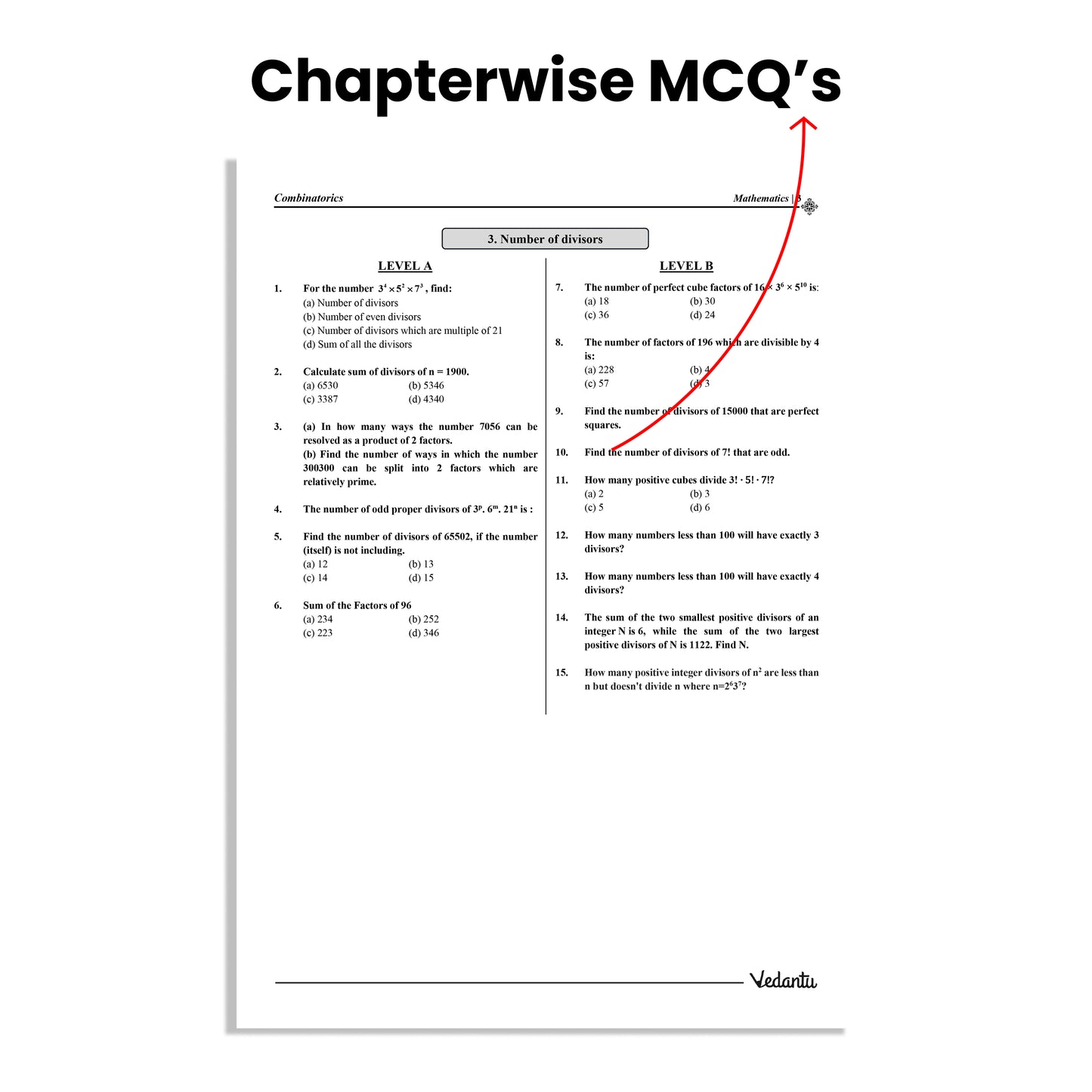 Vedantu Mathematics Olympiad Workbook for Grade 7 & 8 | Challenging Problems & MCQs | Answer Keys & Detailed Solutions | 560+ QR Video Explanations | NMTC Sub-Junior, AMC 8, Math Kangaroo Preparation