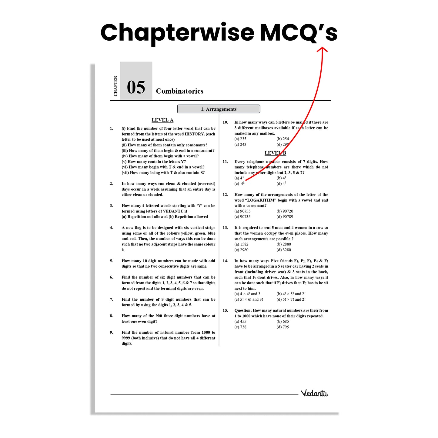 Vedantu Mathematics Olympiad Workbook for Grade 9 & 10 | Challenging Problems & MCQs | Answer Keys & Detailed Solutions | 560+ QR Video Explanations | IOQM, NMTC (Junior), AMC 10 Preparation
