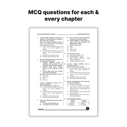 Vedantu NEET Advance Zoology Question Book | NEET-UG Medical Entrance Exam Book 2026, CUET & Olympiad Preparation Guide | NCERT Based Topicwise MCQs, Multi-Statement Question, Matching A/R & Diagram Based Practice