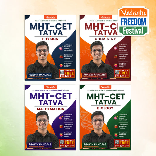 Vedantu MHT-CET Tatva PCMB Combo Books 2026 | Physics, Chemistry, Mathematics & Biology for MHT-CET Preparation by Pravin Randale Sir | Vedantu