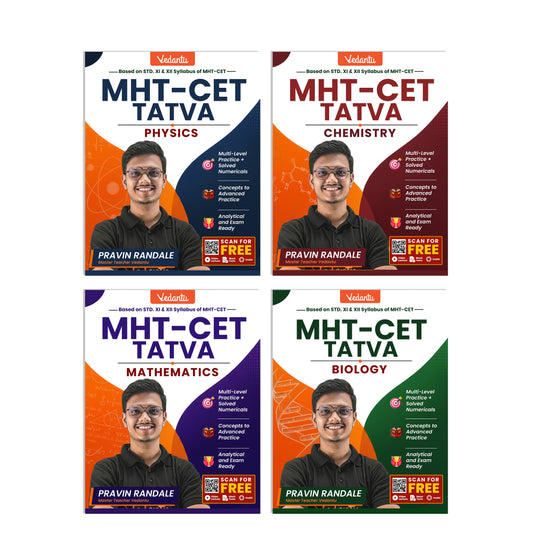 Vedantu MHT-CET Tatva PCMB Combo Books 2026 | Physics, Chemistry, Mathematics & Biology for MHT-CET Preparation by Pravin Randale Sir | Vedantu