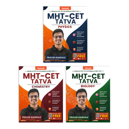 Vedantu MHT-CET Tatva PCB Combo Books 2026 | Physics, Chemistry, Biology for MHT-CET Preparation by Pravin Randale Sir | Vedantu