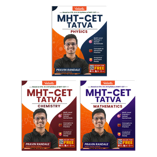 Vedantu MHT-CET Tatva PCM Combo Books 2026 | Physics, Chemistry, Mathematics for MHT-CET Preparation by Pravin Randale Sir | Vedantu