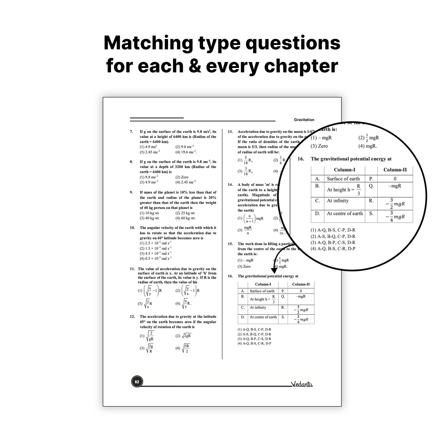 Vedantu NEET Advance Physics Question Book | NEET-UG Medical Entrance Exam Book 2026, CUET & Olympiad Preparation Guide | NCERT Based Topicwise MCQs, Theory Based Questions, Matching Graph, A/R & Diagram Based Questions