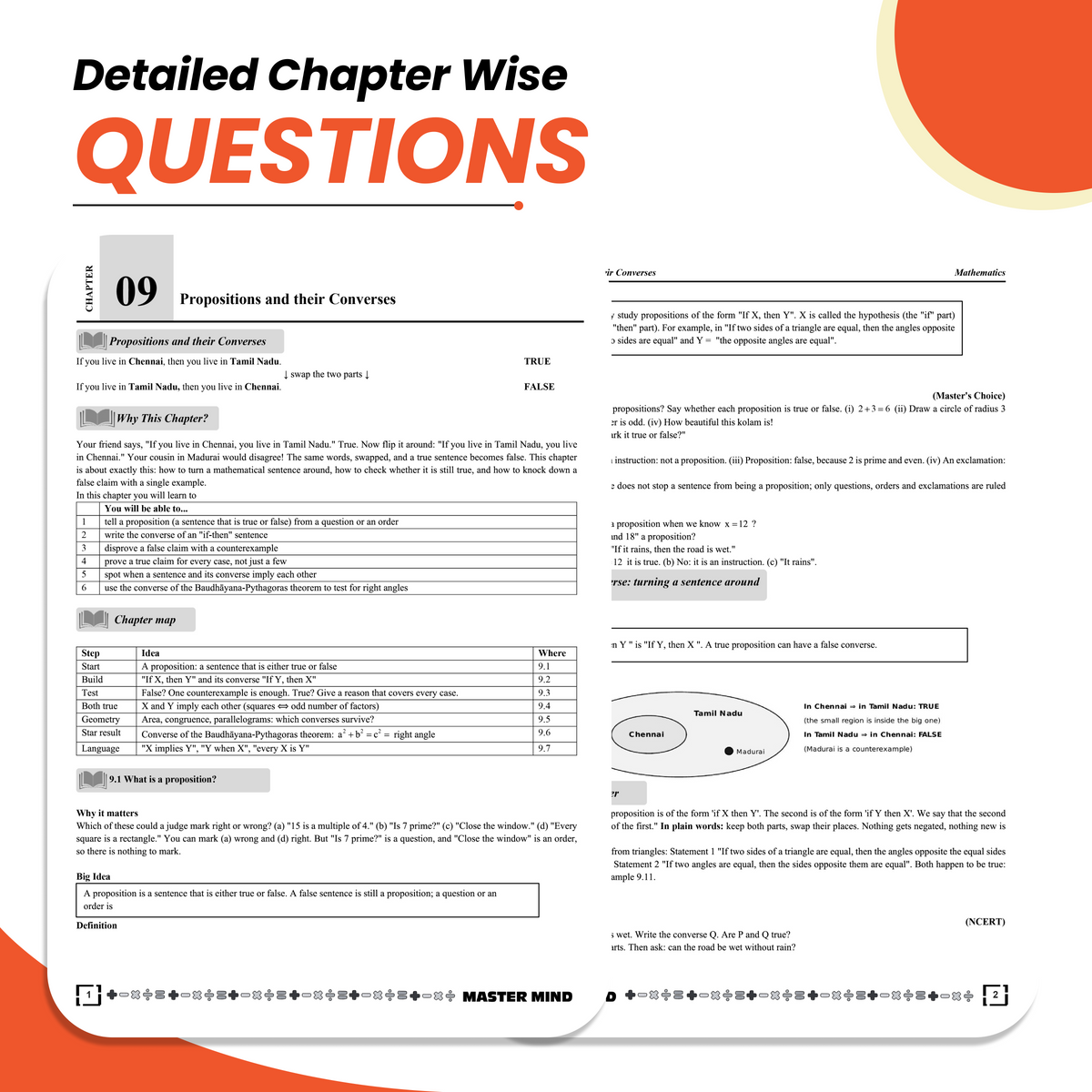 [Pre-Order] Vedantu Master Mind CBSE Class 9 Maths Part 2 Question Bank | Based on New NCERT Ganita Manjari Textbook | Topicwise Theory, MCQs, Assertion Reason, Case Studies & HOTS | By Pranav Pandey