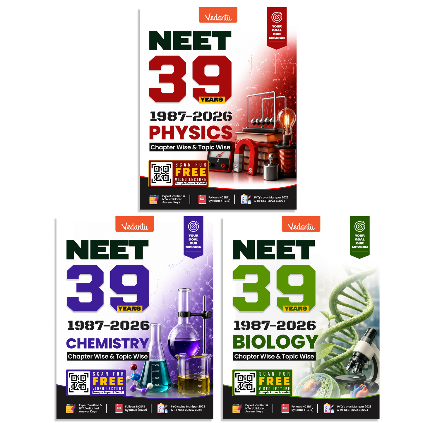 NEET 39 years PCM Book