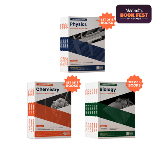 Vedantu NEET Tatva Book Set – Physics, Chemistry, Biology | Set Of 13 Volumes For Class 11 | Chapterwise PYQs, Concept Videos, Theory & Graded Exercises | Latest Edition