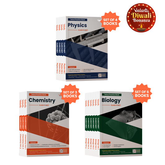 Vedantu NEET Tatva Book Set – Physics, Chemistry, Biology | Set Of 13 Volumes For Class 11 | Chapterwise PYQs, Concept Videos, Theory & Graded Exercises | Latest Edition