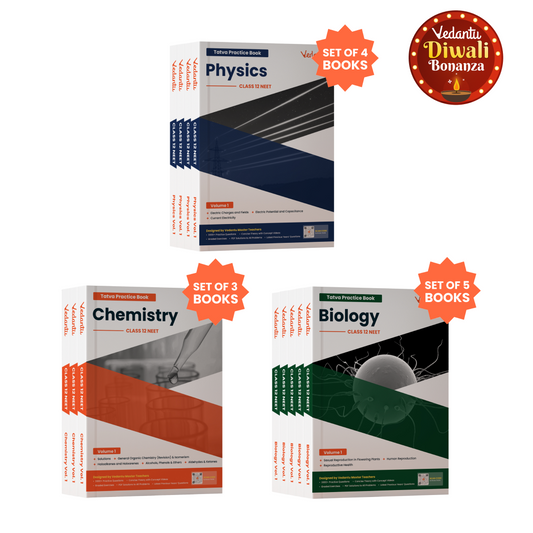 Vedantu NEET Tatva Book Set – Physics, Chemistry, Biology | Set Of 12 Volumes For Class 12 | Chapterwise PYQs, Concept Videos, Theory & Graded Exercises | Latest Edition