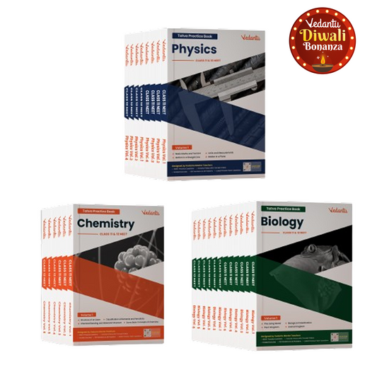 Vedantu NEET Tatva Dropper Book Set – Physics, Chemistry, Biology | Set Of 25 Volumes | Class 11 & 12 | Chapterwise PYQs, Concept Videos, Theory & Graded Exercises | Latest Edition