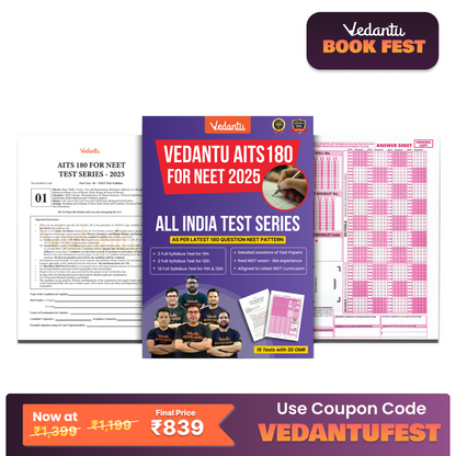 Crack NEET 2025 with Vedantu AITS 180: The Ultimate Mock Test Series!