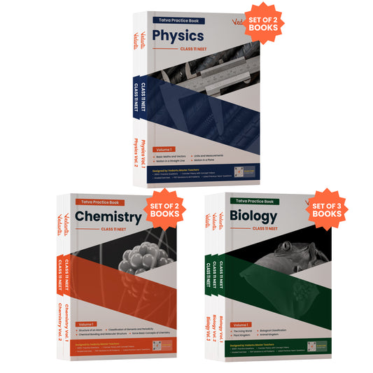 Vedantu NEET Tatva Book Set – Physics, Chemistry, Biology | Set Of 7 Volumes For Class 12 | Chapterwise PYQs, Concept Videos, Theory & Graded Exercises | Latest Edition
