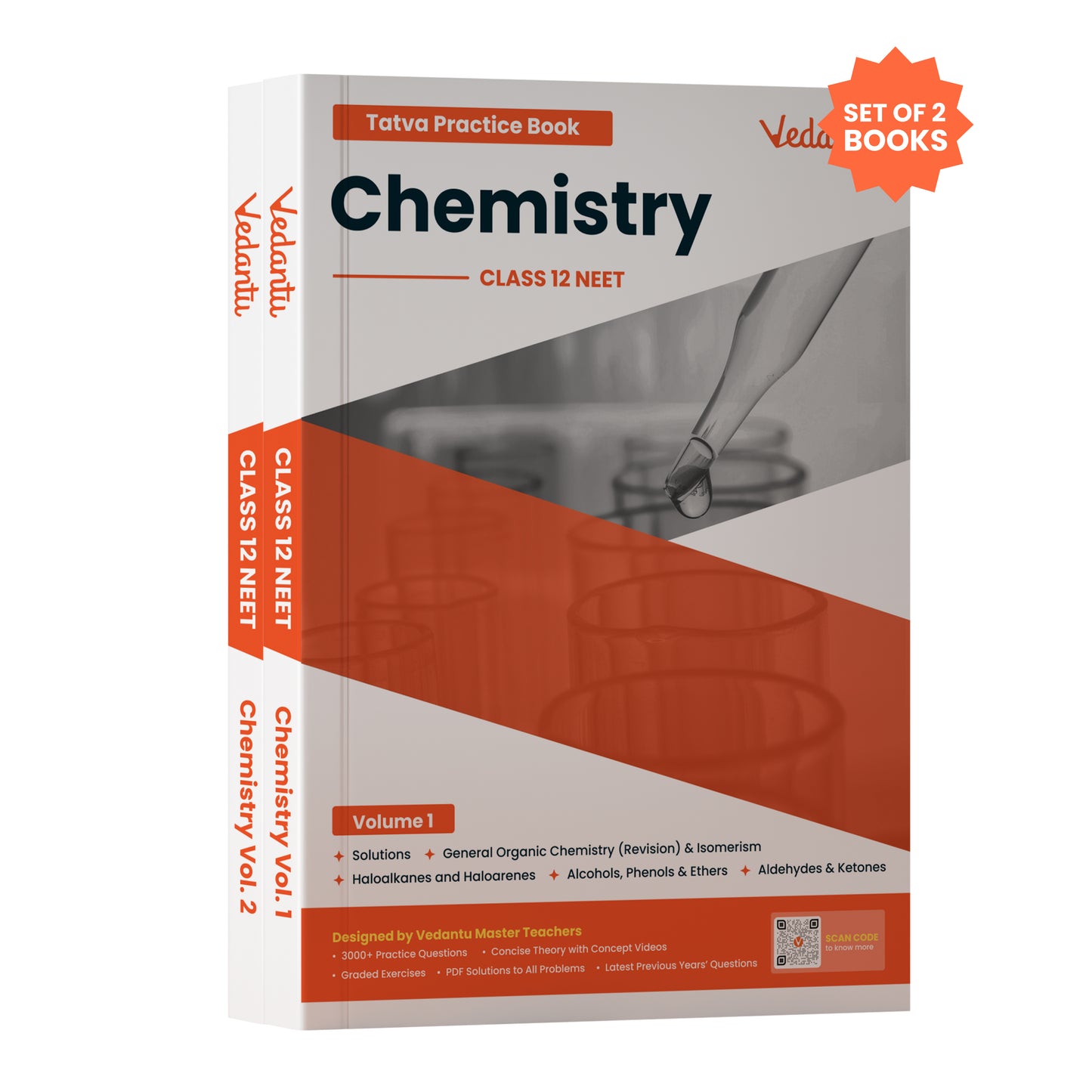 Vedantu NEET Tatva Book Set – Physics, Chemistry, Biology | Set Of 7 Volumes For Class 12 | Chapterwise PYQs, Concept Videos, Theory & Graded Exercises | Latest Edition