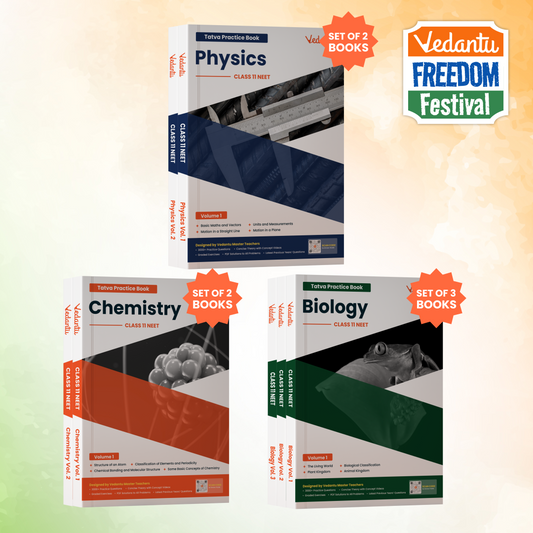 Vedantu NEET Tatva Book Set – Physics, Chemistry, Biology | Set Of 7 Volumes For Class 11 | Chapterwise PYQs, Concept Videos, Theory & Graded Exercises | Latest Edition