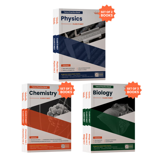 Vedantu NEET Tatva Book Set – Physics, Chemistry, Biology | Set Of 7 Volumes For Class 12 | Chapterwise PYQs, Concept Videos, Theory & Graded Exercises | Latest Edition