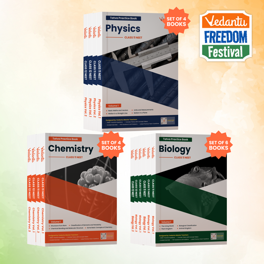 Vedantu NEET Tatva Dropper 2027 Book Set – Physics, Chemistry, Biology | Set Of 14 Volumes | Class 11 & 12 | Chapterwise PYQs, Concept Videos, Theory & Graded Exercises | Latest Edition