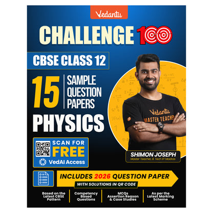 { Pre-Order } - Vedantu Challenge 100 CBSE Class 12 Sample Question Papers Combo Set (Physics, Chemistry, Mathematics & Biology) | 60 Sample Question Papers | Based on Latest CBSE Pattern | Board Exam 2026-27