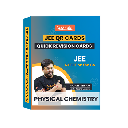 Vedantu JEE 2026 Quick Revision (QR) Cards – Physics, Chemistry & Mathematics | Flash Cards for JEE Main & Advanced | Quick Concept Recap & Practice Booklet by Harsh Priyam Sir