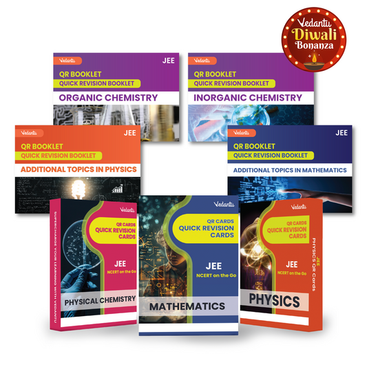 Vedantu JEE 2025 - 26 QR Revision Cards – Physics, Chemistry, Mathematics | Flash Cards for JEE Main & Advanced | Quick Concept Recap & Practice Booklet