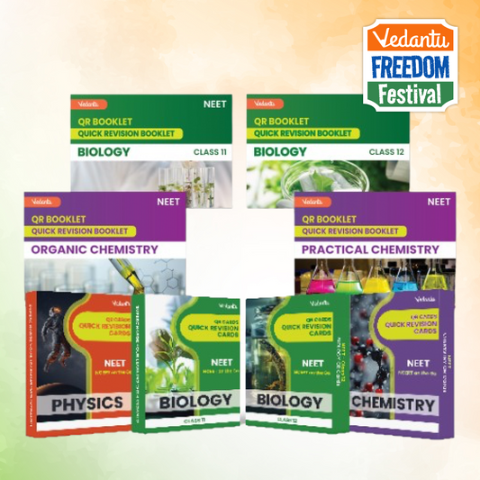 Vedantu Quick Revision Cards for NEET Physics, Chemistry and Biology 2025 | NEET Flash Cards With Booklet for Quick Revision