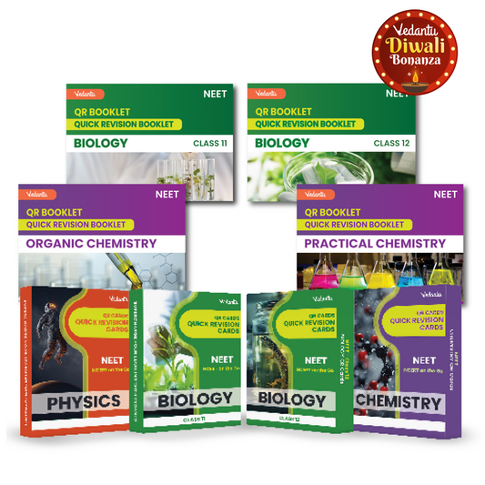 Vedantu Quick Revision Cards for NEET Physics, Chemistry and Biology 2025 | NEET Flash Cards With Booklet for Quick Revision