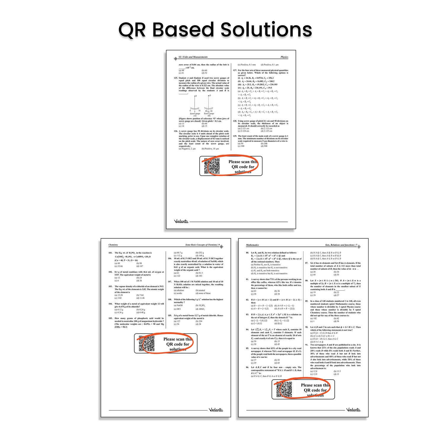 Vedantu Gadar Books Combo PCM (Physics Chemistry Mathematics) for JEE Main 2026 by Harsh Priyam Sir | 7000+ Questions, Chapterwise Formulas, High Weightage Topics, Diagram Based Problems, QR Video Solutions