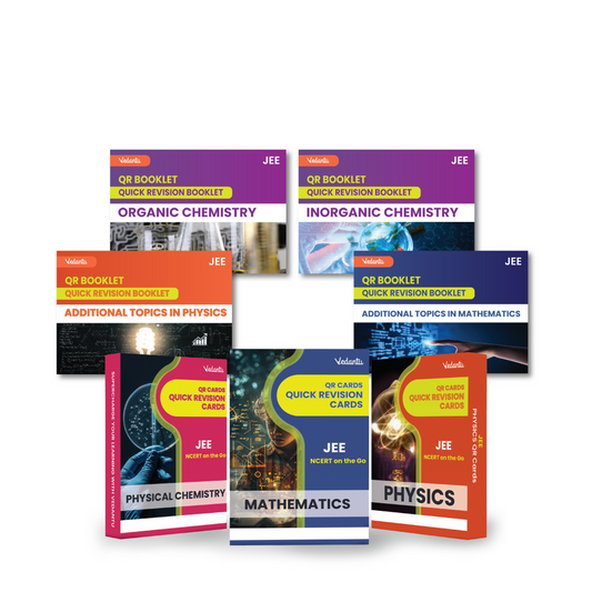 Vedantu JEE 2025 - 26 QR Revision Cards – Physics, Chemistry, Mathematics | Flash Cards for JEE Main & Advanced | Quick Concept Recap & Practice Booklet