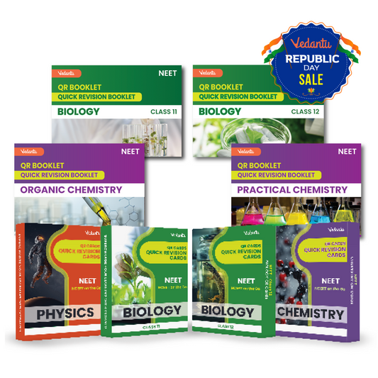 Vedantu Quick Revision Cards for NEET Physics, Chemistry and Biology 2025 | NEET Flash Cards With Booklet for Quick Revision