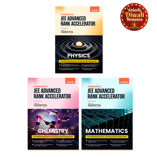 Vedantu JEE Advanced Rank Accelerator 2025 Books Set Of 3 | Physics, Chemistry, Mathematics | Chapterwise Practice, PYQs, Mock Tests For JEE Advanced Aspirants