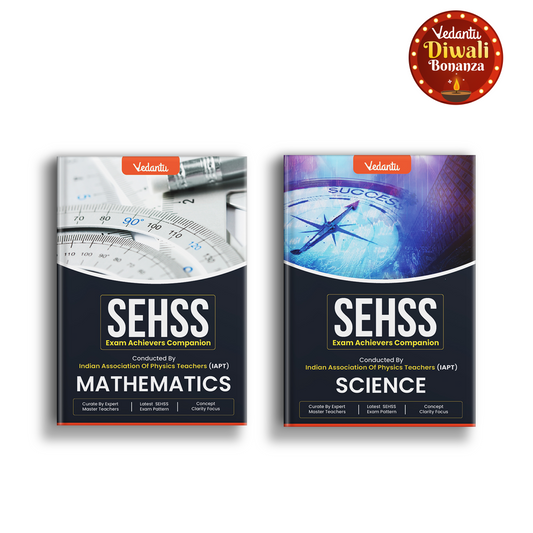 Vedantu SEHSS Exam Achievers Companion Combo – Science & Mathematics Set Of 2 | Conducted by IAPT | Latest SEHSS Exam Pattern | Curated by Expert Master Teachers | Concept Clarity Focus