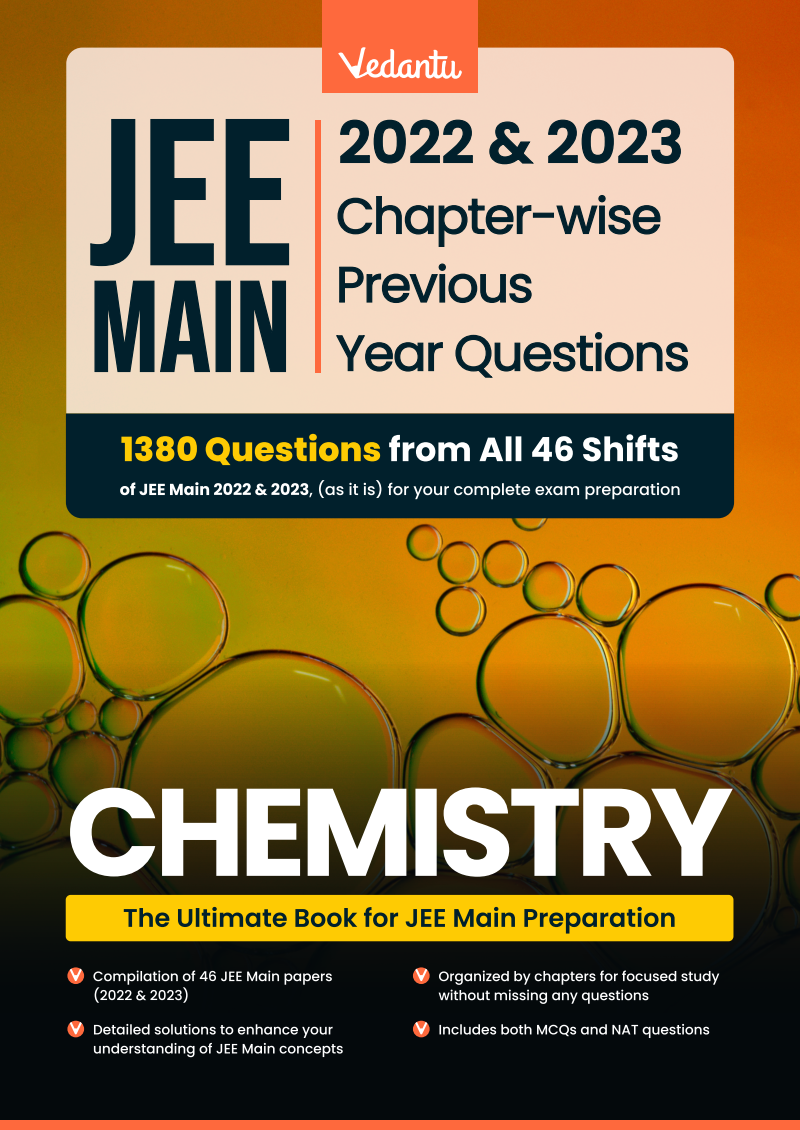 PYQ Book JEE MAINS Chemistry Vedantu