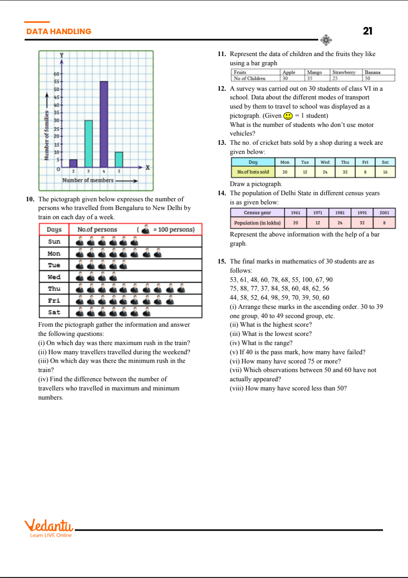 Vedantu Tatva Practice Book (Grade 6) - Math - CBSE